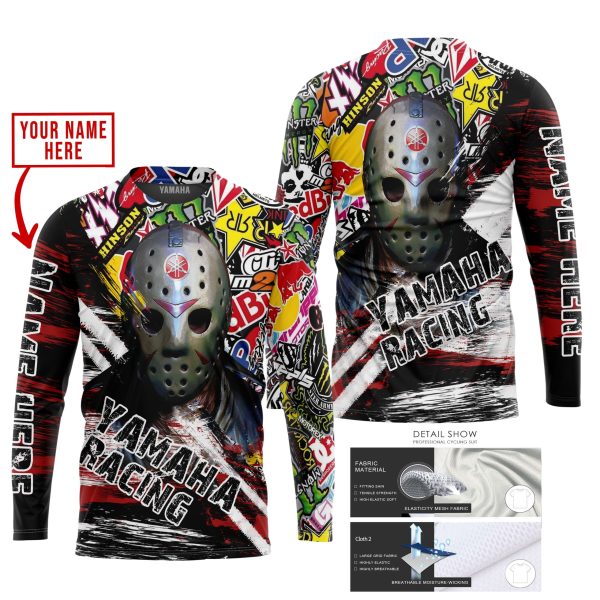 JASON VOORHEES YAMAHA RED RACING | HOODIE & JERSEY | KID-YOUTH & ADULT - Image 2