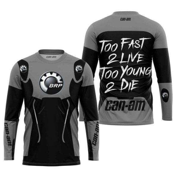 TOO FAST TO LIVE TOO YOUNG TO DIE - CAN AM - GREY - Image 2