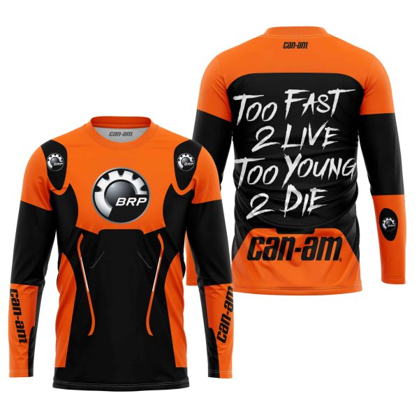 TOO FAST TO LIVE TOO YOUNG TO DIE - CAN AM - ORANGE - Image 2