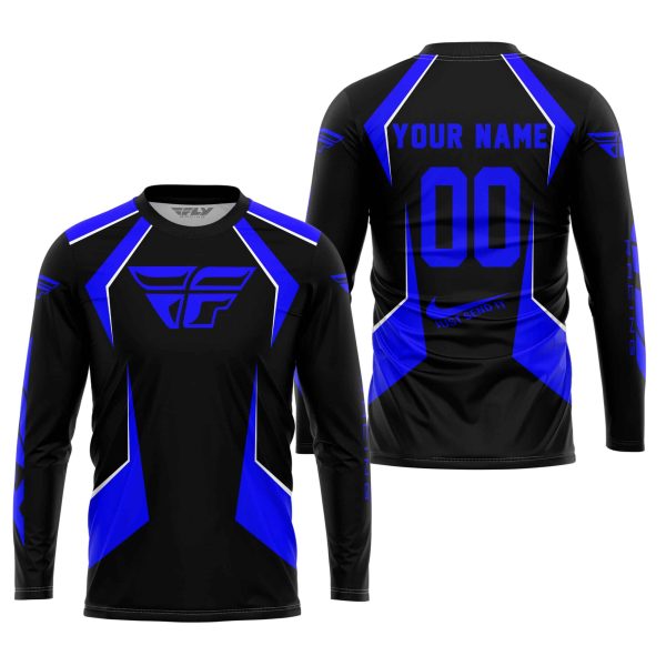 LIMITED EDITION - CUSTOM NAME FLY RACING - BLUE - Image 2