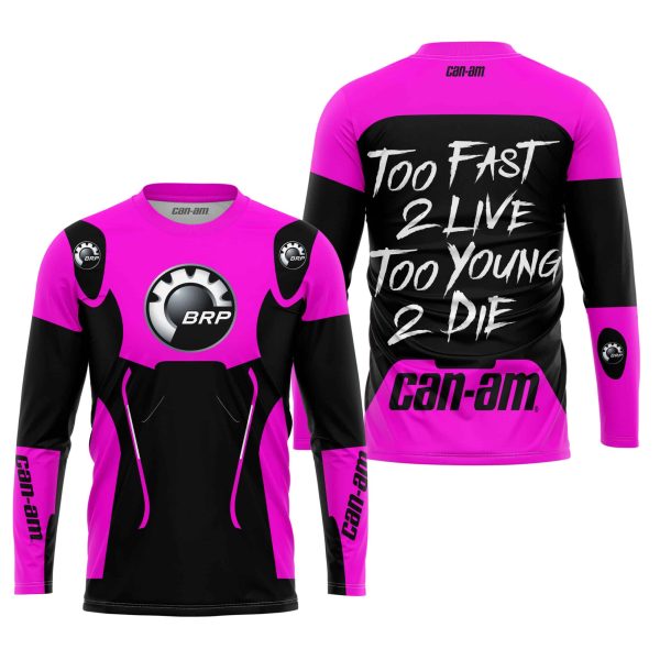 TOO FAST TO LIVE TOO YOUNG TO DIE - CAN AM - PINK - Image 2