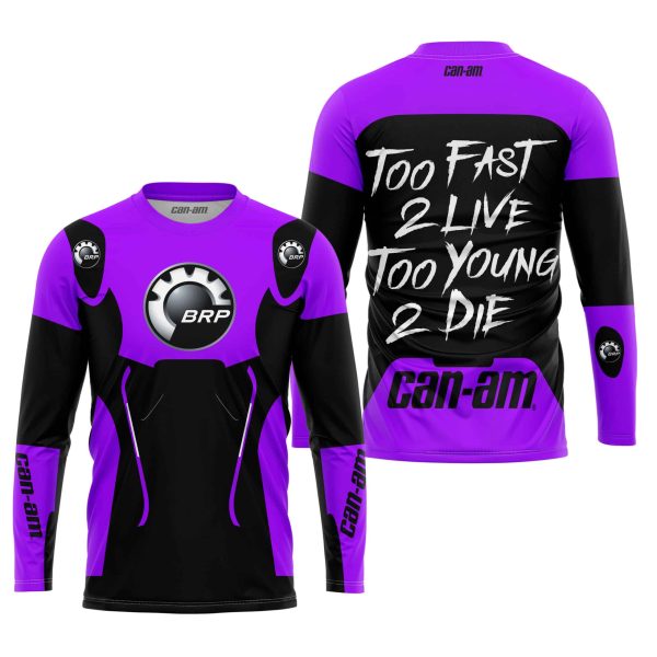 TOO FAST TO LIVE TOO YOUNG TO DIE - CAN AM - PURPLE - Image 2