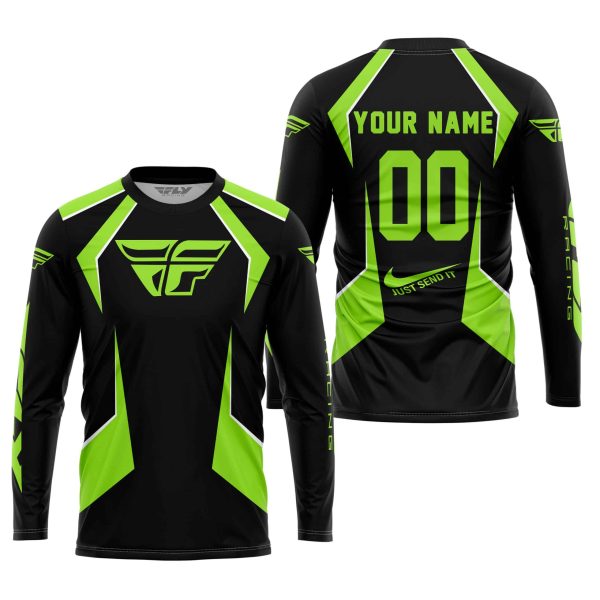 LIMITED EDITION - CUSTOM NAME FLY RACING - GREEN 1 - Image 2