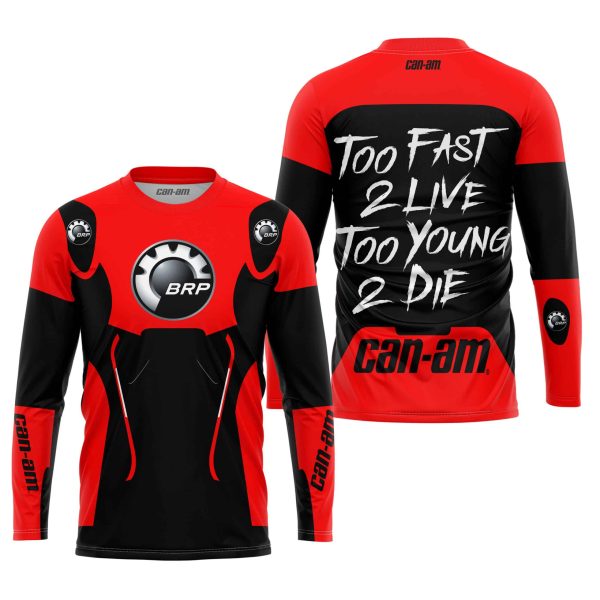 TOO FAST TO LIVE TOO YOUNG TO DIE - CAN AM - RED - Image 2