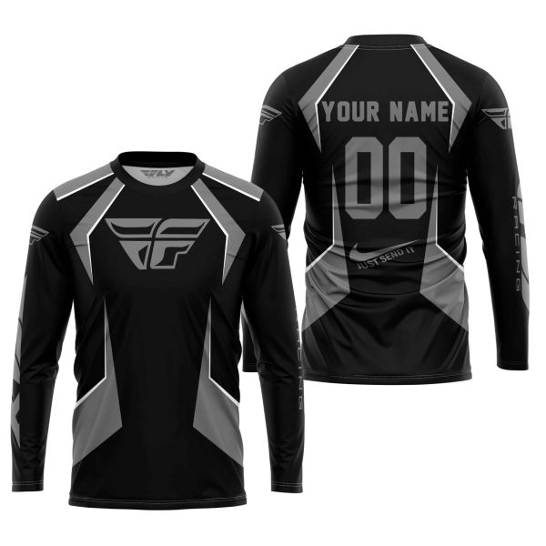 LIMITED EDITION - CUSTOM NAME FLY RACING - GREY - Image 2