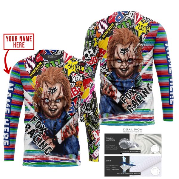 CHUCKY FOX RACING | HOODIE & JERSEY | KID-YOUTH & ADULT - Image 2