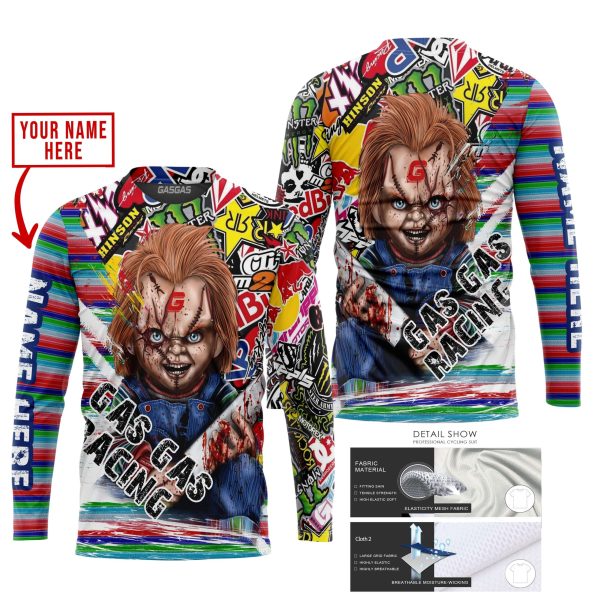 CHUCKY GAS GAS RACING | HOODIE & JERSEY | KID-YOUTH & ADULT - Image 2