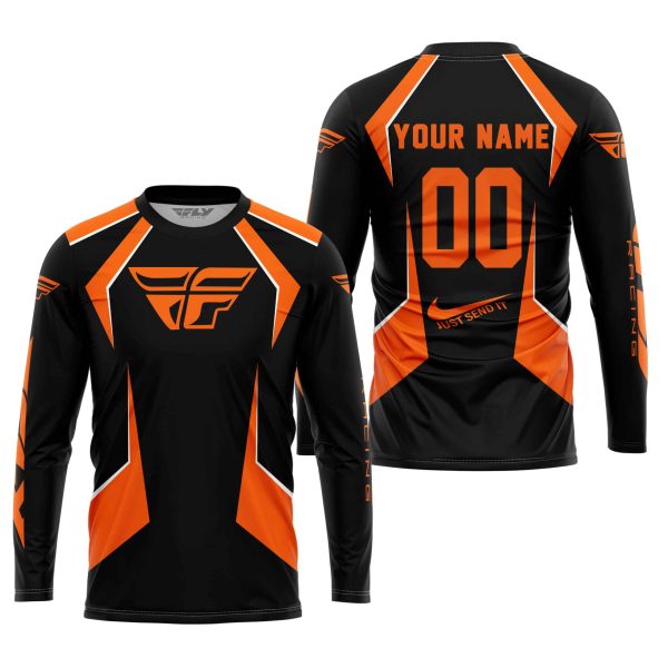 LIMITED EDITION - CUSTOM NAME FLY RACING - ORANGE - Image 2