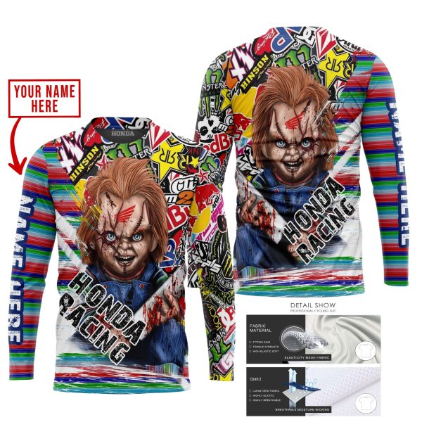 CHUCKY HONDA RACING | HOODIE & JERSEY | KID-YOUTH & ADULT - Image 2