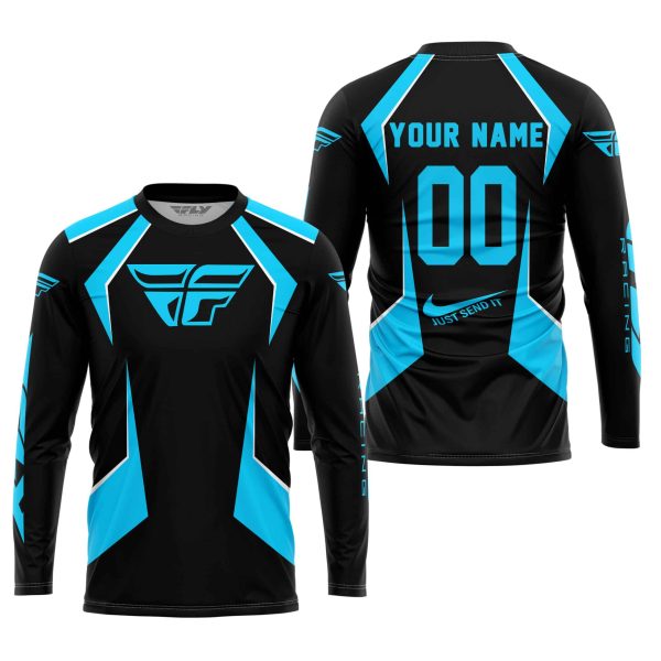 LIMITED EDITION - CUSTOM NAME FLY RACING - SKY BLUE - Image 2