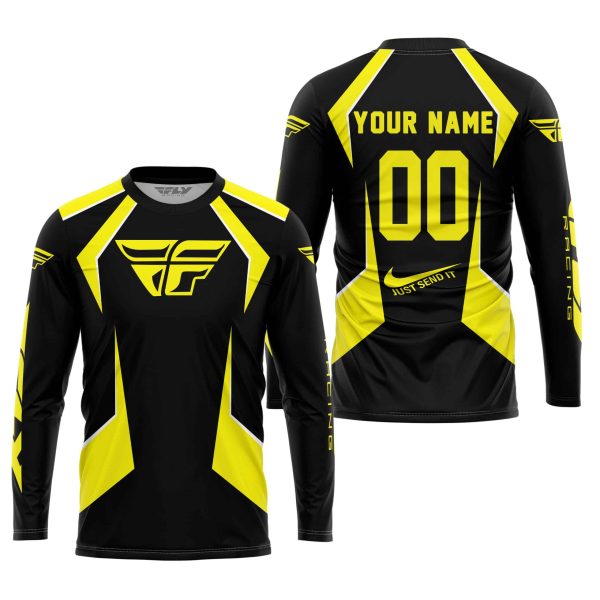 LIMITED EDITION - CUSTOM NAME FLY RACING - YELLOW - Image 2