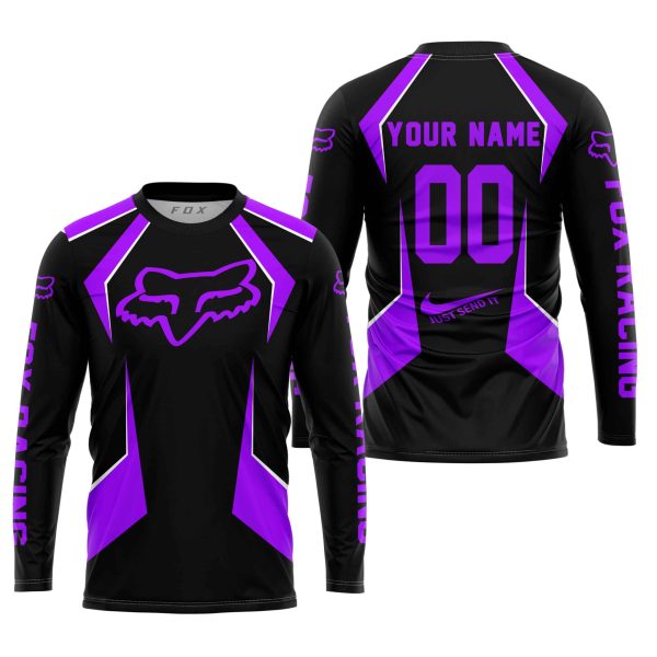 LIMITED EDITION - CUSTOM NAME FOX RACING - PURPLE - Image 2