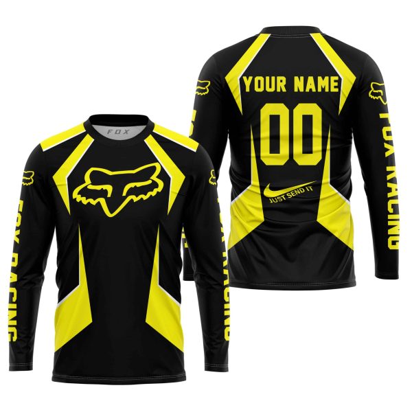LIMITED EDITION - CUSTOM NAME FOX RACING - YELLOW - Image 2