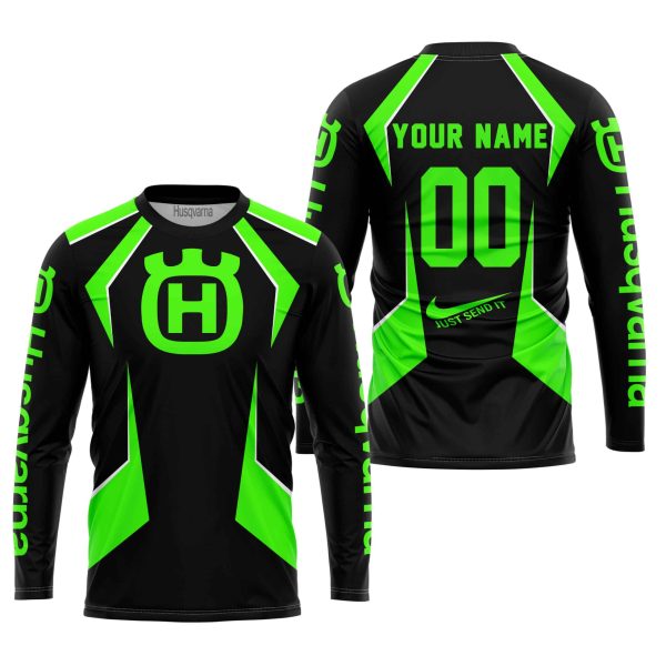 LIMITED EDITION - CUSTOM NAME HUSQVARNA - GREEN - Image 2