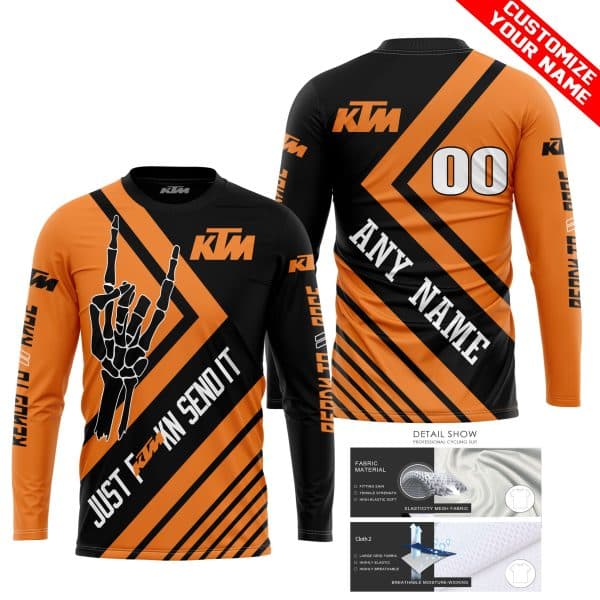 JUST FCKN SEND IT - KTM | HOODIE & JERSEY | KID-YOUTH & ADULT - Image 2