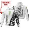CUSTOM NAME RACING | MONSTER RACING WHITE