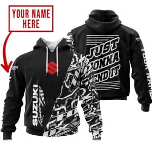 JUST GONNA SEND IT | SUZUKI RACING BLACK | KID & ADULT