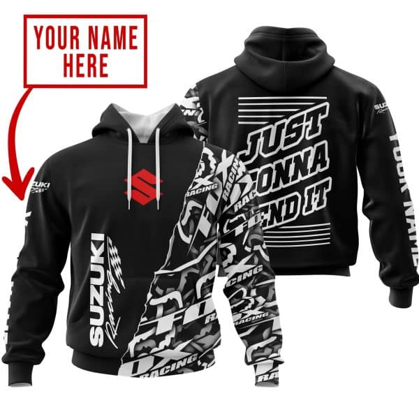 JUST GONNA SEND IT | SUZUKI RACING BLACK | KID & ADULT