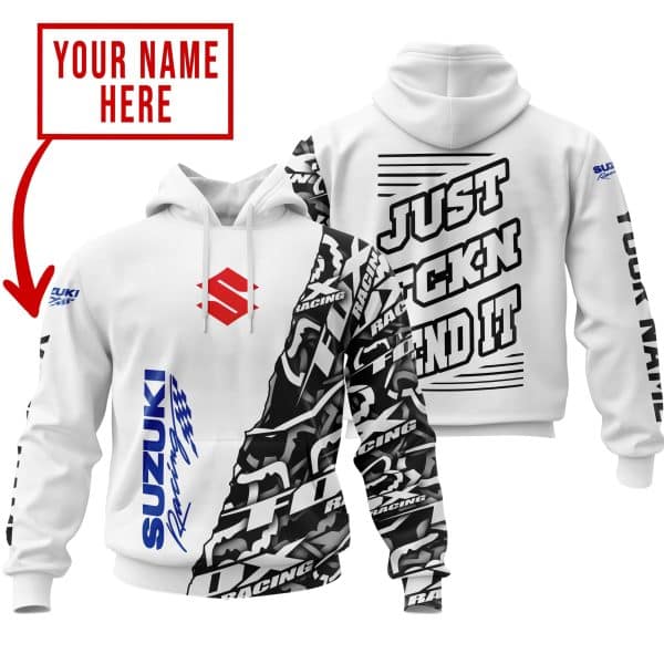 CUSTOM NAME RACING | SUZUKI RACING WHITE