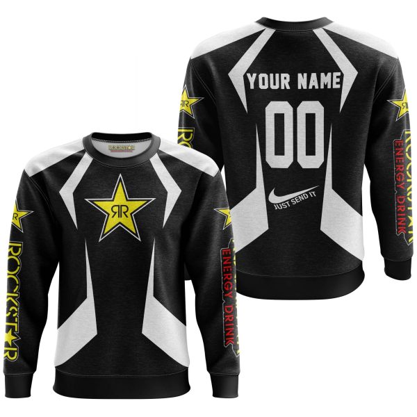 LIMITED EDITION - CUSTOM NAME ROCKSTAR - WHITE - Image 3