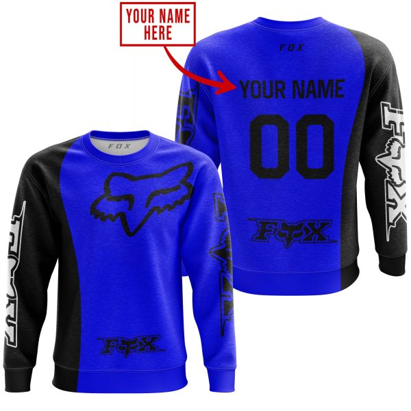PREMIUM MX - CUSTOM NAME - FOX RACING - BLUE - Image 3
