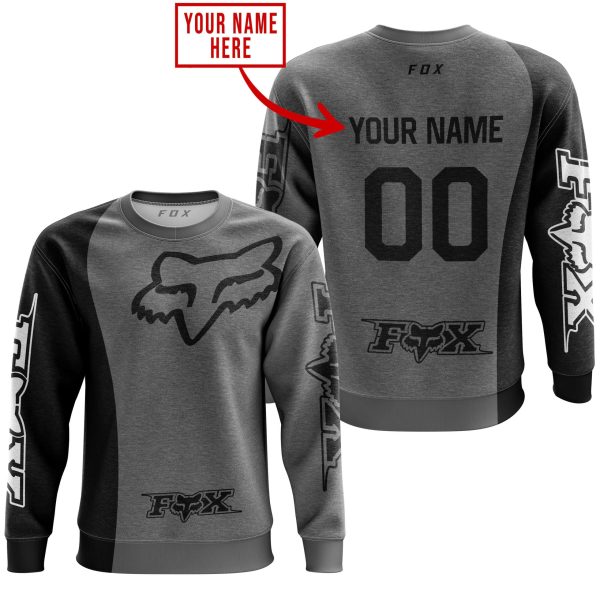 PREMIUM MX - CUSTOM NAME - FOX RACING - GREY - Image 3