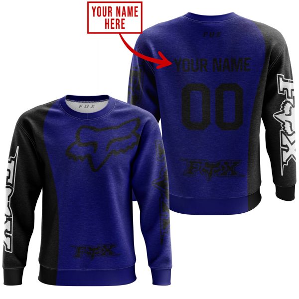 PREMIUM MX - CUSTOM NAME - FOX RACING - NAVY - Image 3