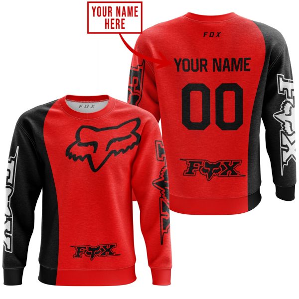PREMIUM MX - CUSTOM NAME - FOX RACING - RED - Image 3