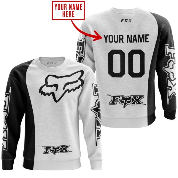 PREMIUM MX - CUSTOM NAME - FOX RACING - WHITE - Image 3