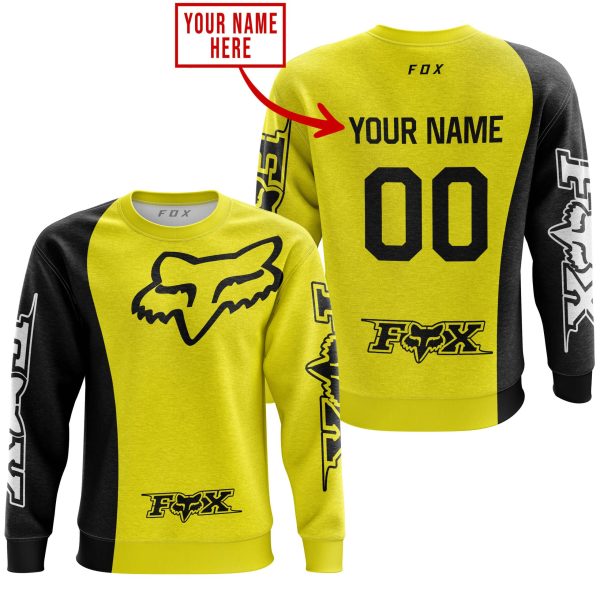 PREMIUM MX - CUSTOM NAME - FOX RACING - YELLOW - Image 3