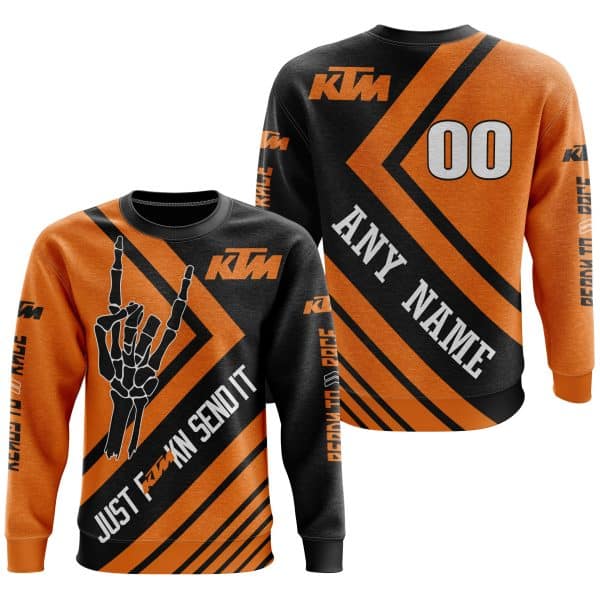 JUST FCKN SEND IT - KTM | HOODIE & JERSEY | KID-YOUTH & ADULT - Image 3