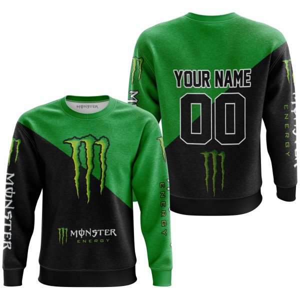 PREMIUM GIFT - CUSTOM NAME - MONSTER ENERGY - GREEN - Image 2