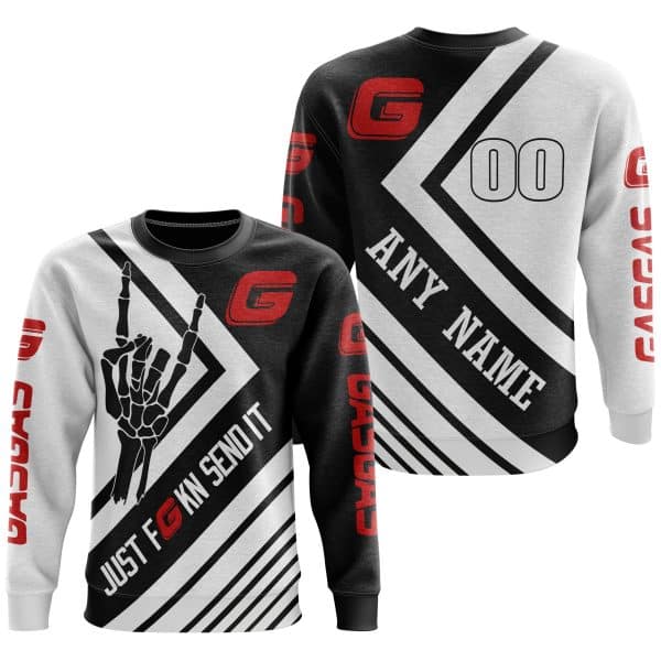 JUST FCKN SEND IT - GAS GAS RACING | HOODIE & JERSEY | KID-YOUTH & ADULT - Image 3