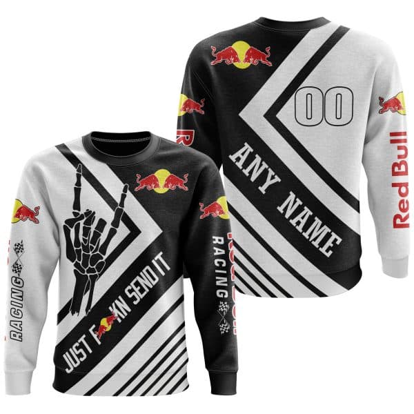 JUST FCKN SEND IT – REDBULL RACING | HOODIE & JERSEY | KID-YOUTH & ADULT - Image 3