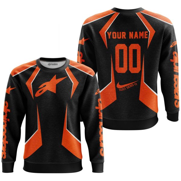 LIMITED EDITION - CUSTOM NAME ALPINESTARS - ORANGE - Image 3