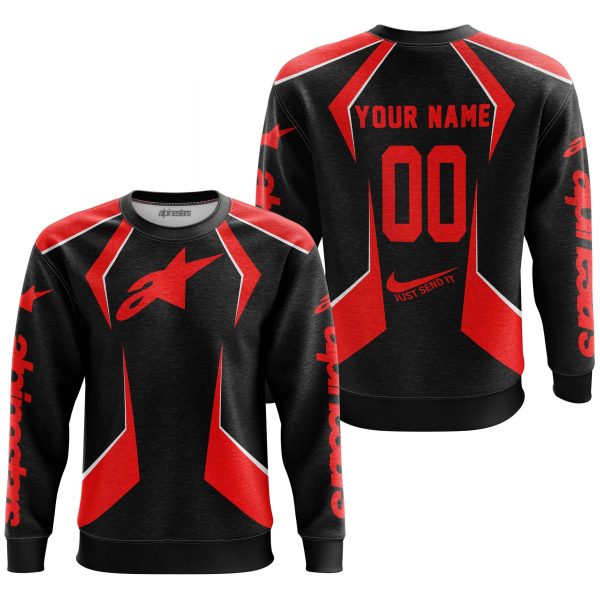 LIMITED EDITION - CUSTOM NAME ALPINESTARS - RED - Image 3