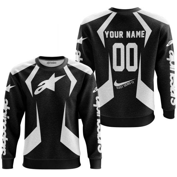 LIMITED EDITION - CUSTOM NAME ALPINESTARS - WHITE - Image 3