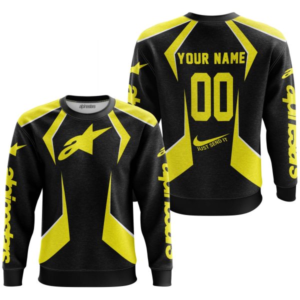 LIMITED EDITION - CUSTOM NAME ALPINESTARS - YELLOW - Image 3