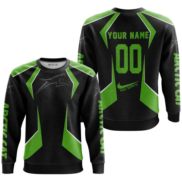 LIMITED EDITION - CUSTOM NAME ARCTIC CAT - GREEN - Image 3