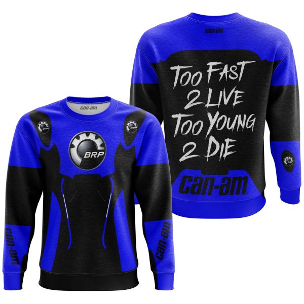 TOO FAST TO LIVE TOO YOUNG TO DIE - CAN AM - BLUE - Image 3
