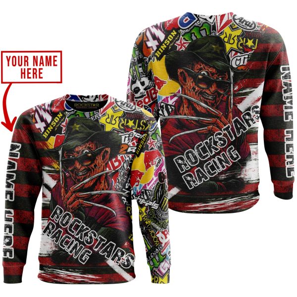 FREDDY KRUEGER ROCKSTARS RACING | HOODIE & JERSEY | KID-YOUTH & ADULT - Image 3