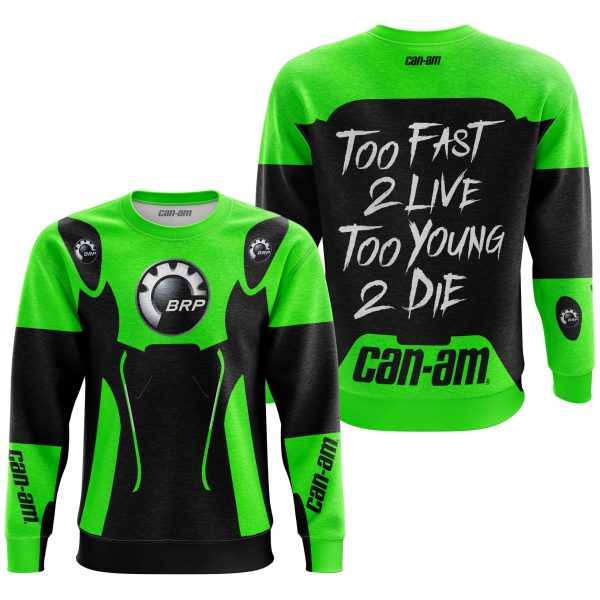 TOO FAST TO LIVE TOO YOUNG TO DIE - CAN AM - GREEN - Image 3