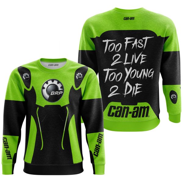 TOO FAST TO LIVE TOO YOUNG TO DIE - CAN AM - GREEN 1 - Image 3