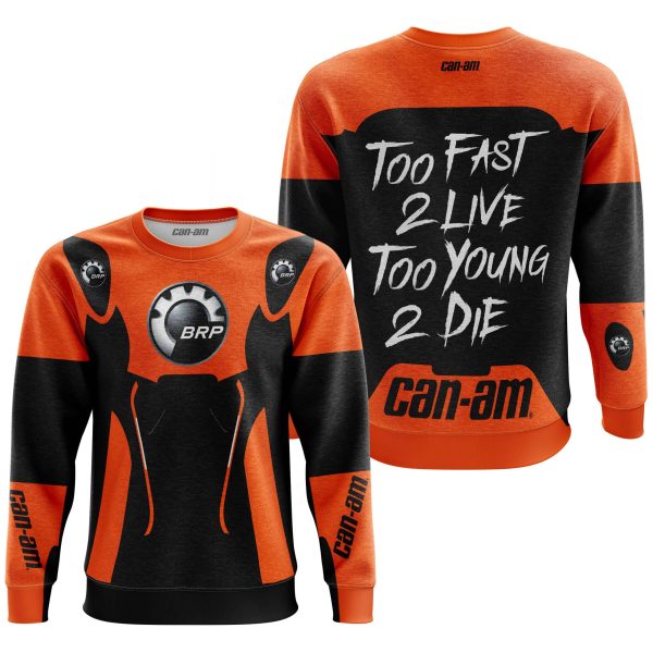 TOO FAST TO LIVE TOO YOUNG TO DIE - CAN AM - ORANGE - Image 3