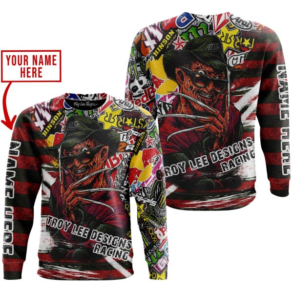 FREDDY KRUEGER TROY LEE DESIGNS RACING | HOODIE & JERSEY | KID-YOUTH & ADULT - Image 3