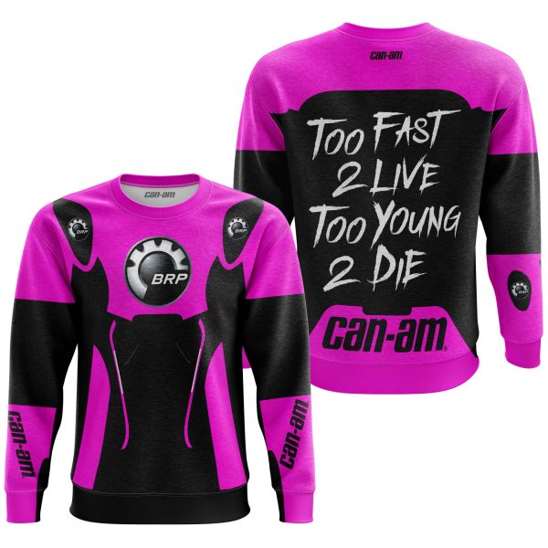 TOO FAST TO LIVE TOO YOUNG TO DIE - CAN AM - PINK - Image 3