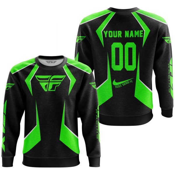 LIMITED EDITION - CUSTOM NAME FLY RACING - GREEN - Image 3