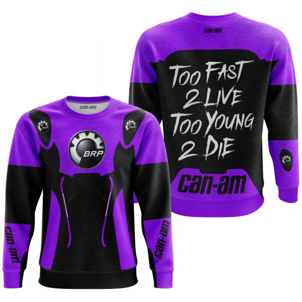TOO FAST TO LIVE TOO YOUNG TO DIE - CAN AM - PURPLE - Image 3