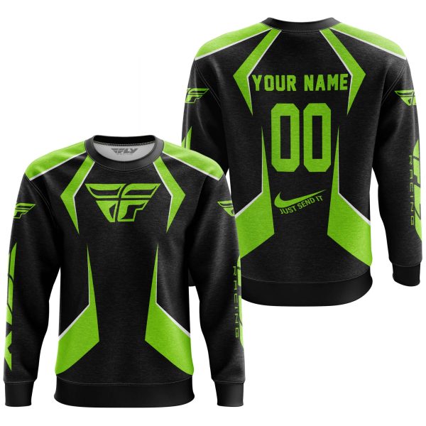 LIMITED EDITION - CUSTOM NAME FLY RACING - GREEN 1 - Image 3