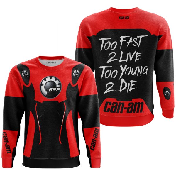 TOO FAST TO LIVE TOO YOUNG TO DIE - CAN AM - RED - Image 3